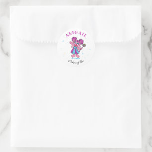 Sesame Street Abby Cadabby Funkelnder Geburtstag Runder Aufkleber