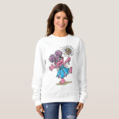Sesame Street Abby Cadabby Retro-Art Sweatshirt (Vorne ganz)