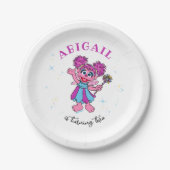 Sesame Street Abby Cadabby Sparkles Birthday Pappteller (Vorderseite)