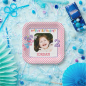 Sesame Street Abby Polka Dot Birthday Pappteller (Party)