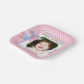 Sesame Street Abby Polka Dot Birthday Pappteller (Gewinkelt)