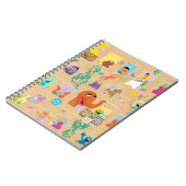 Sesame Street Apartment Windows-Muster Notizblock (Linke Seite)