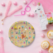 Sesame Street Apartment Windows-Muster Pappteller (Party)