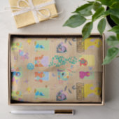 Sesame Street Apartment Windows-Muster Seidenpapier (Geschenk)