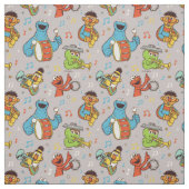 Sesame Street Band Grau-Muster Stoff (Muster)