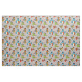 Sesame Street Band Grau-Muster Stoff (Fat Quarter (45,7 x 55,9 cm))