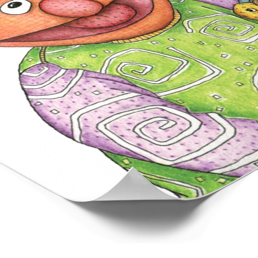 Sesame Street Bert und Ernie Watercolor Poster (Ecke)