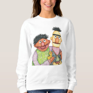 Sesame Street Bert und Ernie Watercolor Sweatshirt