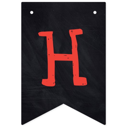 Sesame Street Chalkboard Geburtstag Wimpelkette (Zweite Fahne)