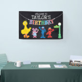 Sesame Street Chalkboard Rainbow Birthday Willkomm Banner (Messe)