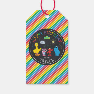 Sesame Street Chalkboard Rainbow Geschenkanhänger