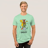 Sesame Street Characters & Street Sign Birthday Tr Tri-Blend Shirt (Vorderseite voll)