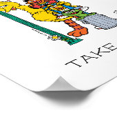 Sesame Street Characters & Street Sign Poster (Ecke)