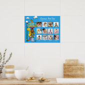 Sesame Street Characters & Street Sign Poster (Küche)