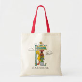 Sesame Street Characters & Street Sign Tote Bag Tragetasche (Vorne)