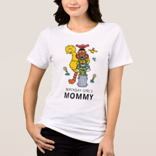 Sesame Street Charaktere & Straßenschild Geburtsta Tri-Blend Shirt