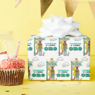 Sesame Street Charaktere & Straßenschild Verpackun Geschenkpapier
