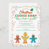 Sesame Street Christmas Cookie Swap Feiertagskarte (Vorne/Hinten)