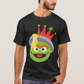 Sesame Street Christmas Nutcracker Oscar The Grouc T-Shirt (Vorderseite)
