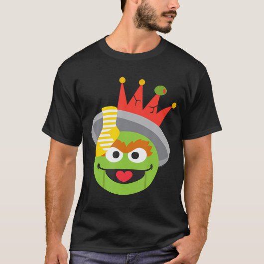 Sesame Street Christmas Nutcracker Oscar The Grouc T-Shirt (Vorderseite)