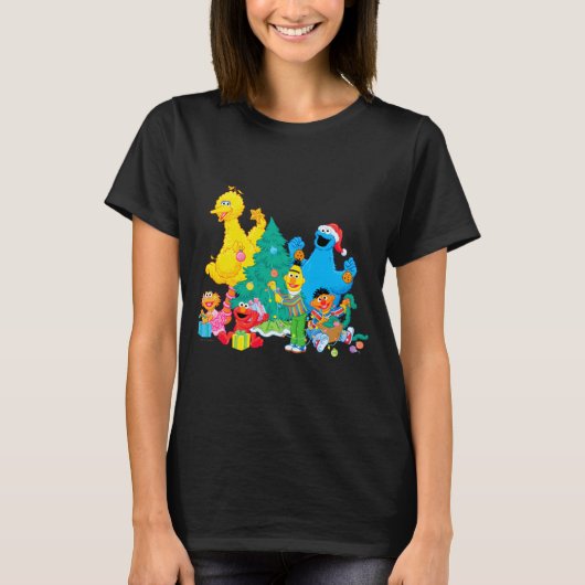 Sesame Street Christmas Pals  T-Shirt (Vorderseite)