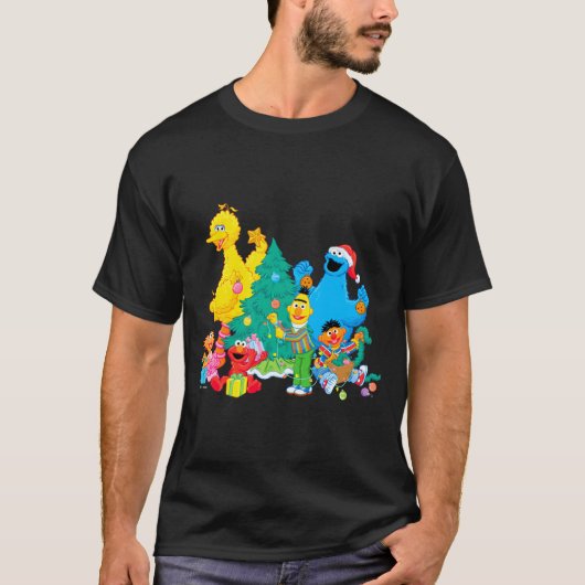 Sesame Street Christmas Pals  T-Shirt (Vorderseite)