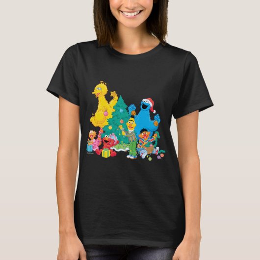 Sesame Street Christmas Pals T Shirt (Vorderseite)