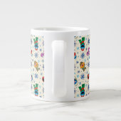 Sesame Street Christmas Snowflake Pattern Jumbo-Tasse (Rückseite)