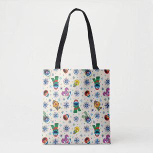 Sesame Street Christmas Snowflake Pattern Tasche