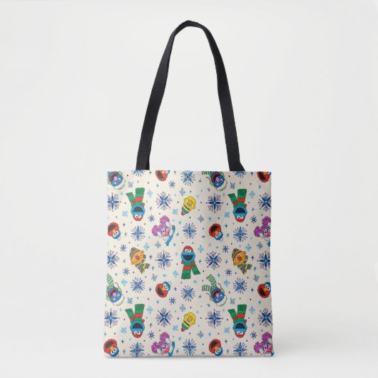 Sesame Street Christmas Snowflake Pattern Tasche (Vorderseite)
