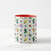 Sesame Street Christmas Snowflake Pattern Tasse (Zentrum)