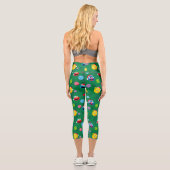 Sesame Street Christmas Tree Pattern Capri Leggings (Rückseite)