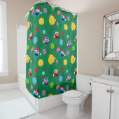Sesame Street Christmas Tree Pattern Duschvorhang (Beispiel)