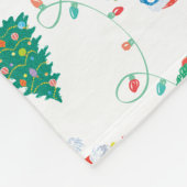 Sesame Street Christmas Tree Pattern Fleecedecke (Ecke)