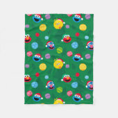 Sesame Street Christmas Tree Pattern Fleecedecke (Vorderseite)