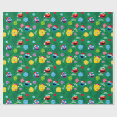 Sesame Street Christmas Tree Pattern Geschenkpapier (Flach)