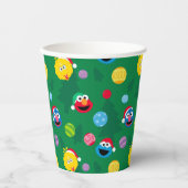 Sesame Street Christmas Tree Pattern Pappbecher (Vorderseite)