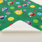 Sesame Street Christmas Tree Pattern Sherpadecke (3/4)