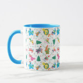 Sesame Street Christmas Tree Pattern Tasse (Links)