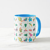 Sesame Street Christmas Tree Pattern Tasse (VorderseiteRechts)