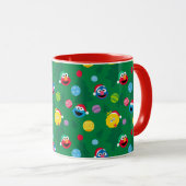 Sesame Street Christmas Tree Pattern Tasse (VorderseiteRechts)