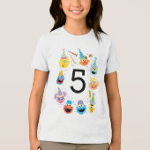Sesame Street Confetti Birthday Tri-Blend Shirt (Vorderseite)