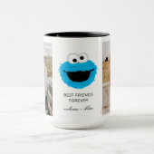 Sesame Street Cookie Monster | Foto der besten Fre Tasse (Zentrum)