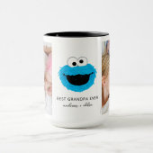 Sesame Street Cookie Monster | Großvater - Foto Tasse (Zentrum)