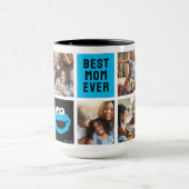 Sesame Street Cookie Monster | Mama FotoCollage Tasse (Zentrum)