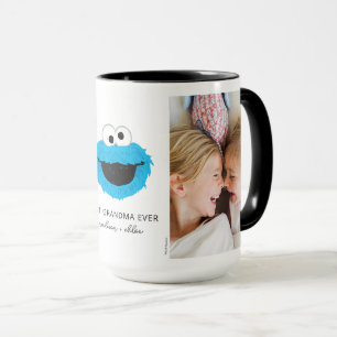 Sesame Street Cookie Monster Oma - Foto Tasse
