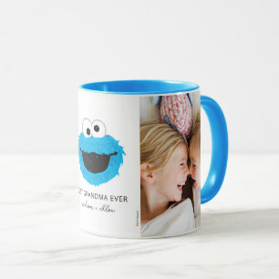 Sesame Street Cookie Monster Oma - Foto Tasse