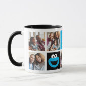 Sesame Street Cookie Monster | Vater - FotoCollage Tasse (Links)