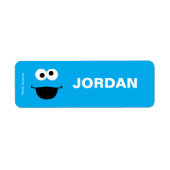 Sesame Street Cookie Monster Zurück zu Schullabeln (Vorne)