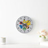 Sesame Street Crew Runde Wanduhr (Zuhause)